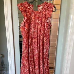 MIDI flower spring dress